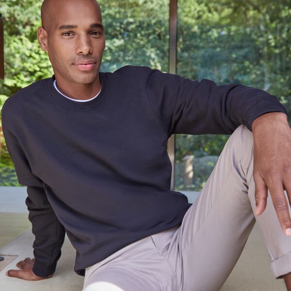 Kustom Kit Regular Fit Piqué Sweatshirt Thumbnail