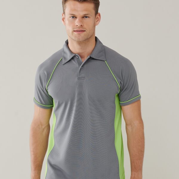 Finden + Hales Performance Piped Polo Shirt Thumbnail