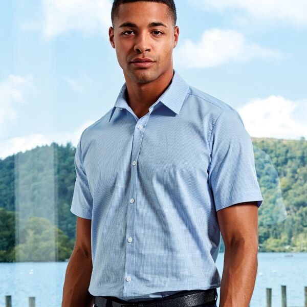 Premier Gingham Short Sleeve Shirt Thumbnail