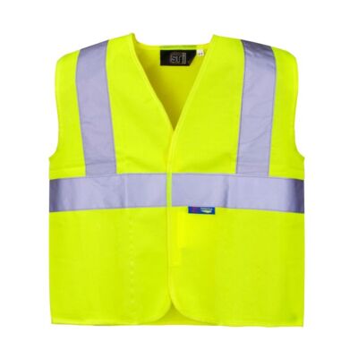 Supertouch Hi Vis Yellow Junior Vest Thumbnail