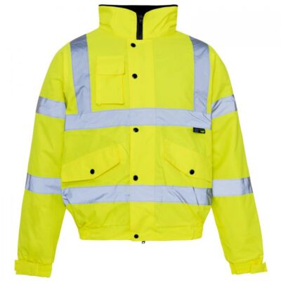 Supertouch Hi-Vis Yellow Standard Storm Bomber Jacket Thumbnail